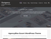 Tablet Screenshot of escortthemes.com